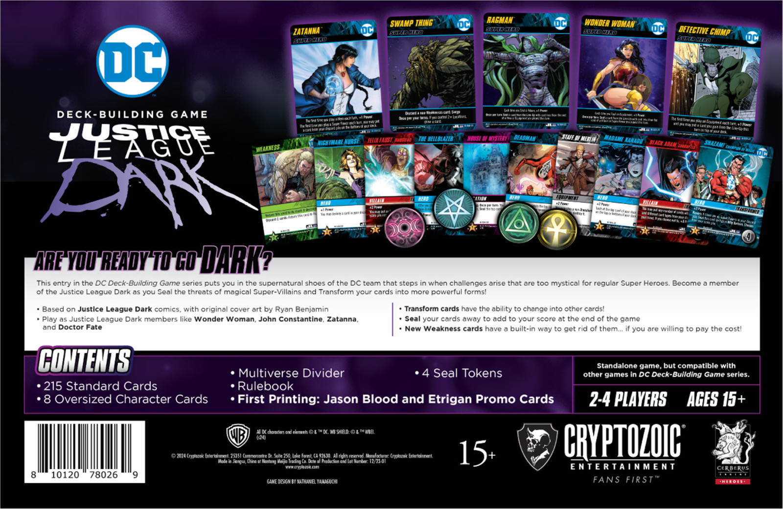 DC Deckbuilding Game : Dark Justice League Dark (Standalone)